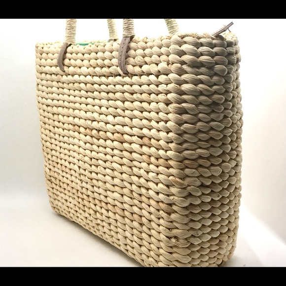 Straw Bag Watermelon Detail - Picture 3 of 6